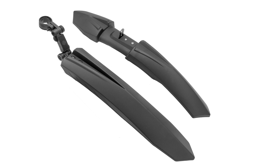Комплект крыльев 24"-26" XGNB-063, пластик, полуфэт, чёрные 610245
