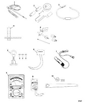 Инструменты (Часть 2) 4-Х ТАКТНОГО ПЛМ MERCURY 6 Серийный номер от 0P073456 до 0P400999